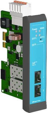 Insys MRcard Fiber plug-in-card 2xGigabit SFP 2xdig.in