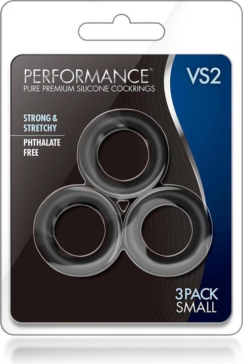 Actual product image Blush Performance VS2 - Puria Silicone Penis Cock Ring - Stretchy and Durable Erection Enhancing C-R (3.10 cm)
