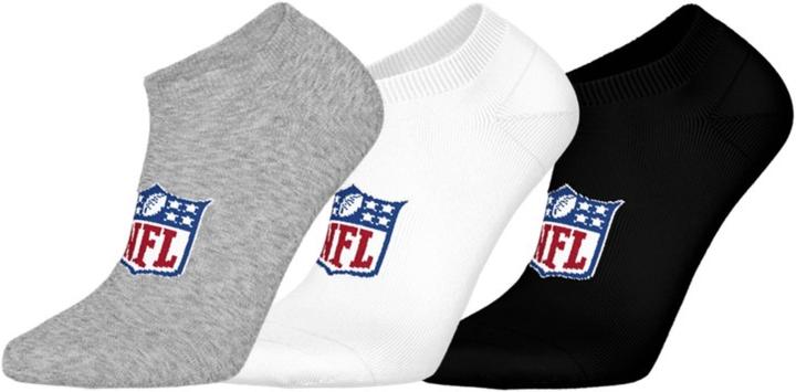 Barefoot NFL Shield 3pk Sneaker Socks 39-42 (39 - 42)