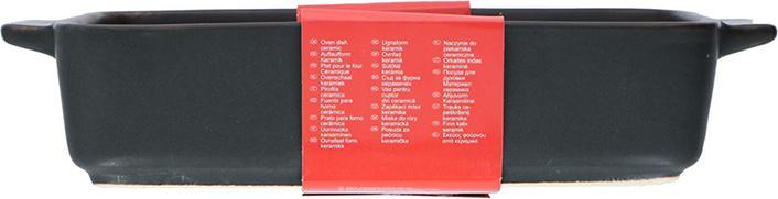 Image du produit alpina - Keramik-Auflaufform 24,5x14x5 cm 830 ml (schwarz)