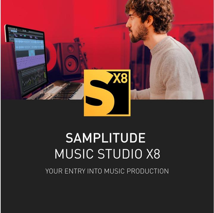 Produktbild Magix SAMPLITUDE Music Studio X8 Download Code (1 User, 1 Geräte/User, unbegrenzt)