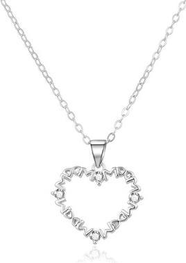 Immagine prodotto Beneto Collana romantica in argento con zirconi AGS1239 / 47 (L)