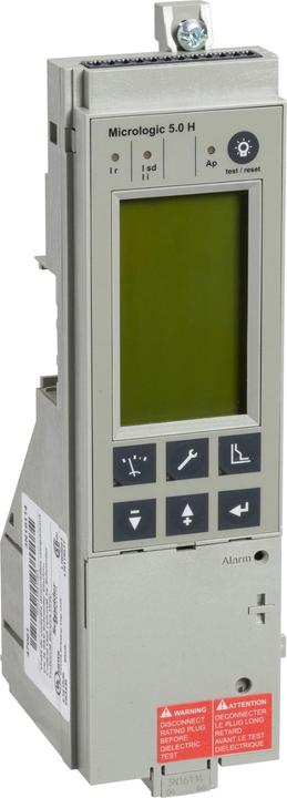 Image du produit Schneider Electric Contrôleur électronique. Déclencheur de puissance. Micrologic 5 H, 4p/3p, 4d/3d+N/2/3d 47293