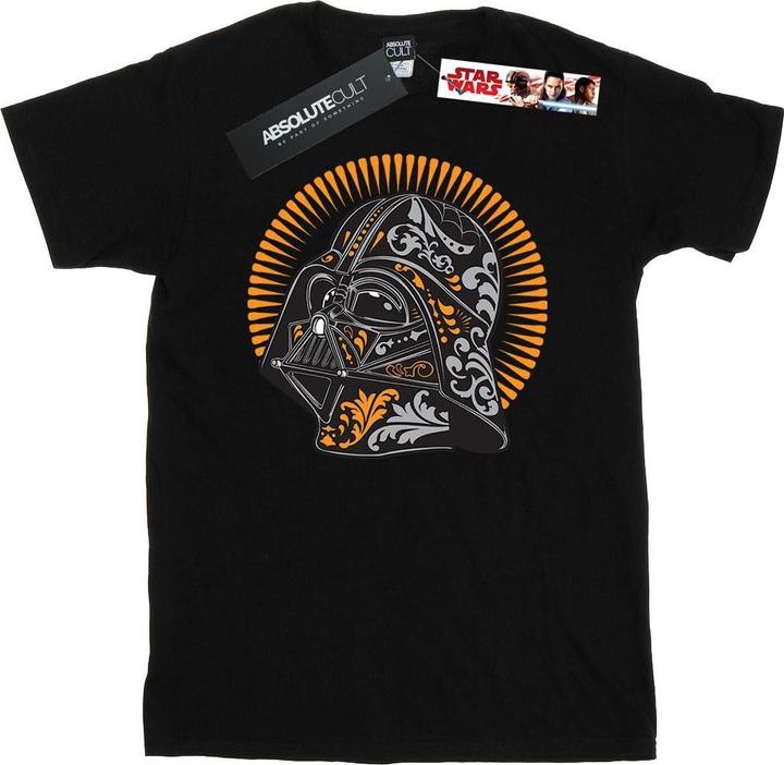 Actual product image Star Wars Mens Darth Vader Dia De Los Muertos T-Shirt (L)