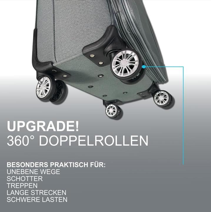 Actual product image My Travel Bag Erweiterbarer Weichgepäck-Reisekoffer XL mit Zwillingsrollen (88 l, M (50 - 90l))