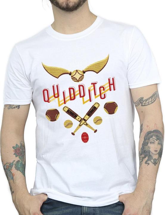 Actual product image Mens Quidditch Golden Snitch T-Shirt (L)