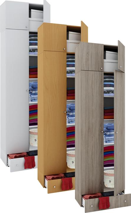 Produktbild VCM Holz Mehrzweckschrank Serie Vandol mit Drehtüren (70 x 40 cm)