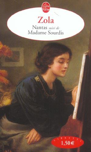 Image du produit Nantas. Suivi de Madame Sourdis (Français, Emile Zola, 2004)