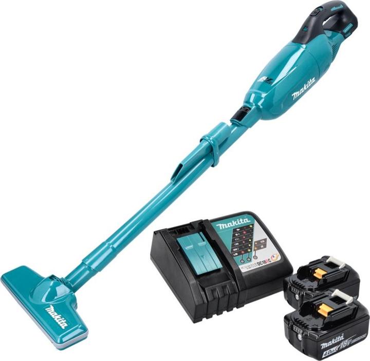 Immagine prodotto Makita DCL 280 FRM Aspirapolvere a batteria 18 V Brushless + 2x Batteria 4.0 Ah + Caricabatterie