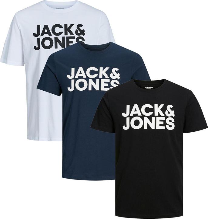 Produktbild Jack & Jones 3er Pack Corp T-Shirt (M)