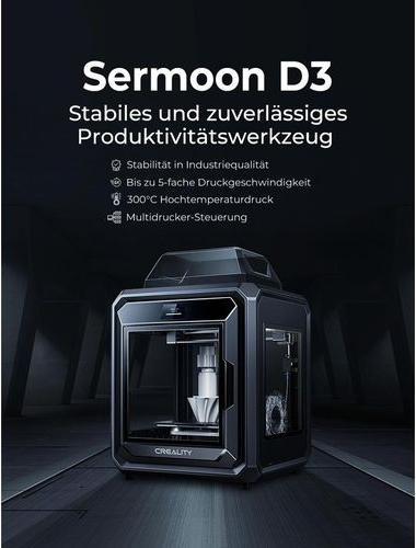 Actual product image Creality 3D printer Sermoon D3