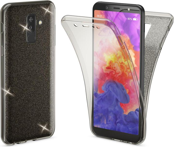 Image du produit Nalia Étui pour téléphone portable à paillettes 360 degrés (Samsung Galaxy A6+)