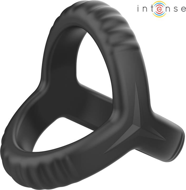 Image du produit Intense Carson Double Anneau Pénien En Silicone Noir Modèle 4 (13.50 cm)