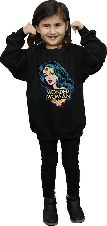 Immagine prodotto Wonder Woman Felpa da ragazza in cotone Head (140, 146)