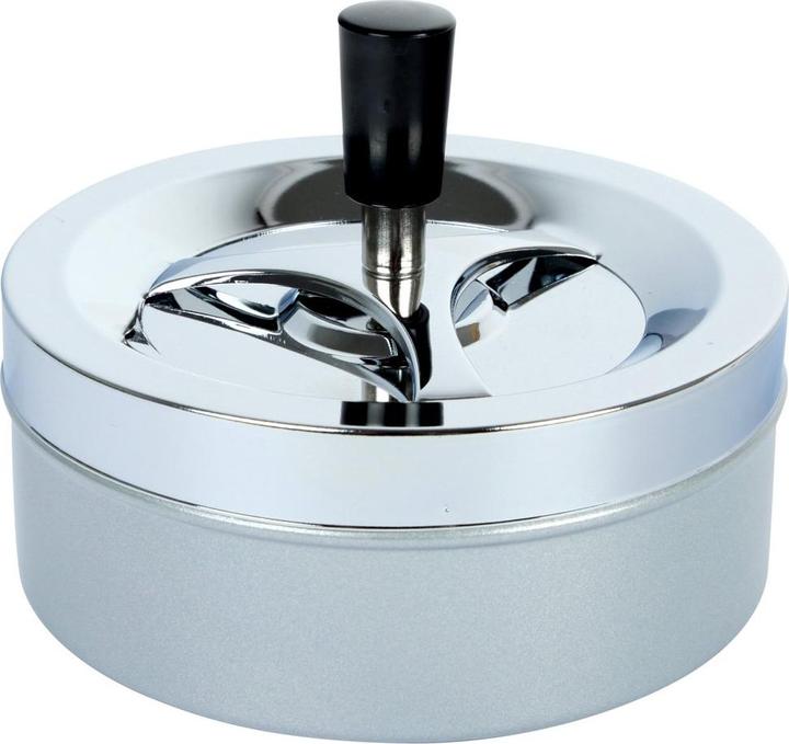 Image du produit Moosmayr Drehaschenbecher Chrome Silver Large 14 cm