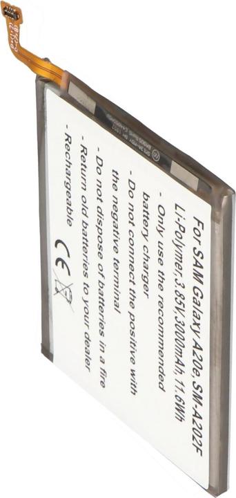 Actual product image AccuCell Battery Samsung Galaxy A20e, SM-A202F