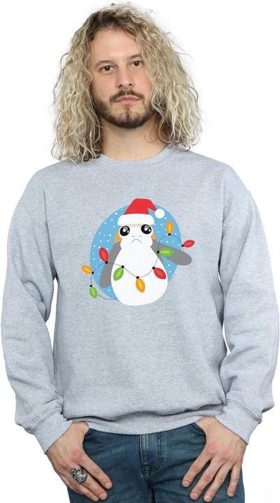 Produktbild Star Wars The Last Jedi Porg Christmas Lights Sweatshirt (S)
