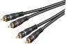 Immagine prodotto Goobay Cavo di collegamento stereo 2x Cinch, doppia schermatura (2 m, Cinch)