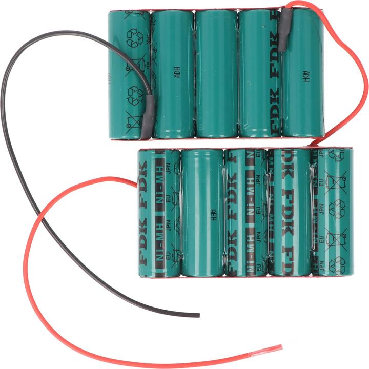 Produktbild XCell Kranakku NiCd 2x 6V 1400mAh ersetzt Teledirigent Loksteuerung 2464MX (6 V, 1400 mAh)