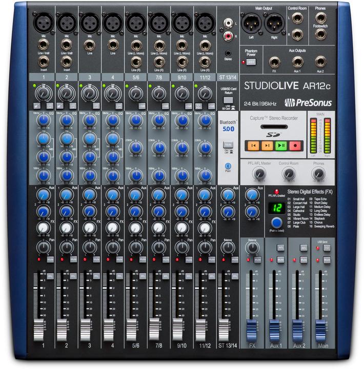 Actual product image PreSonus StudioLive AR12c (Studio- and Livemixer)
