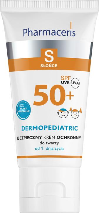 Actual product image Pharmaceris Sun Safe Protection Cream for children SPF50+ from birth 50 ml (Suntan cream, SPF 50+, 50 ml)