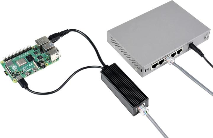 Image du produit WaveShare POE USB-C Splitter 5V/5A 25W IEEE 802.3af