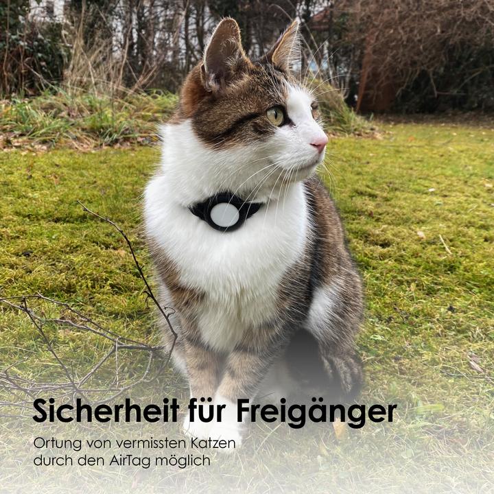 Produktbild LucyBalu NEMO AirTag Katzenhalsband (Silikon) (One Size, Katze, Allgemein)