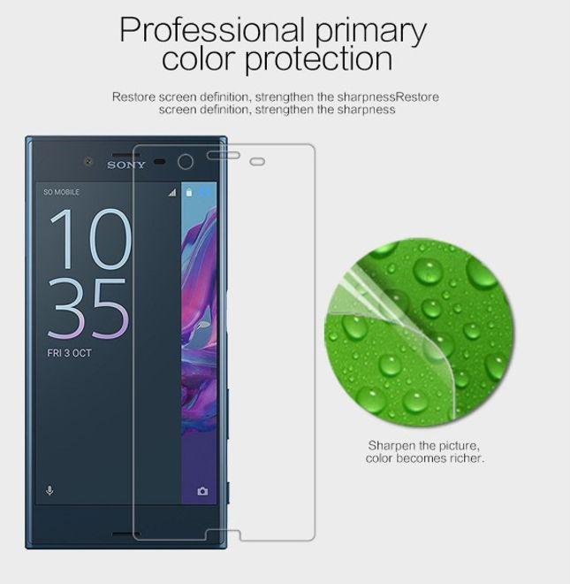 Actual product image Nillkin Super Clear (1 Piece, Sony Xperia XZs, Sony Xperia XZ)