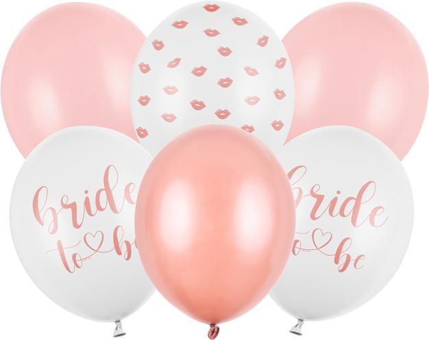 Produktbild Partydeco Balloons 30 cm, Bride to be, mix (1 pkt / 6 pc.) (6 x)