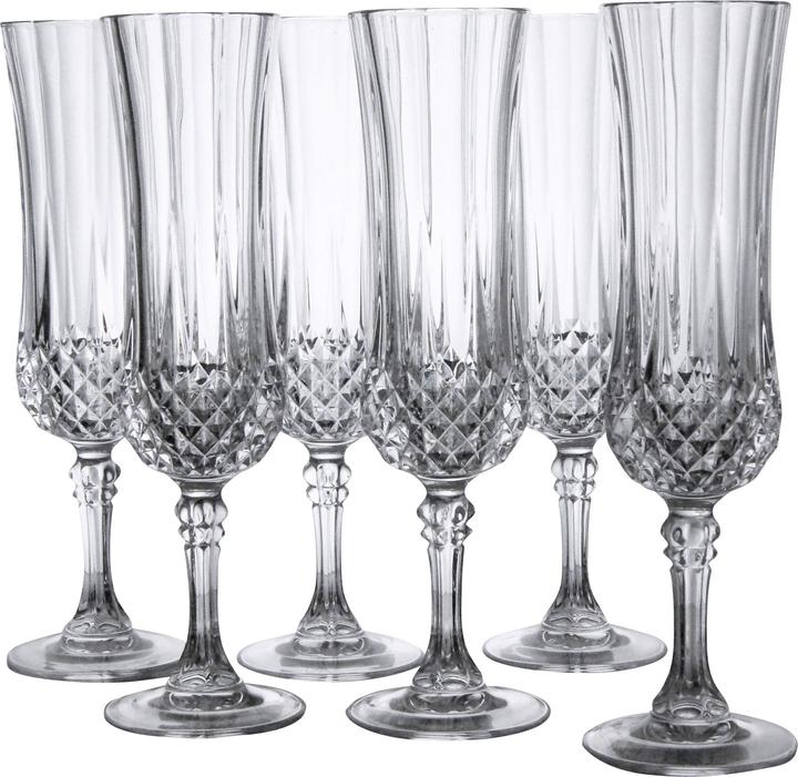 Image du produit CreaTable Longchamp Eclat (14 cl, 6 Verres, Flûtes à champagne)