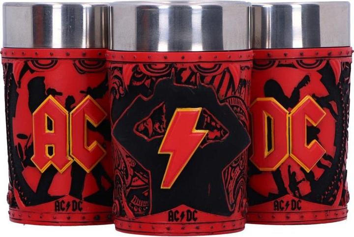 Produktbild Nemesis Now AC/DC Schnapsgläser Logo 3er-Pack (0.50 dl, 3 x, Schnapsgläser + Shotgläser)