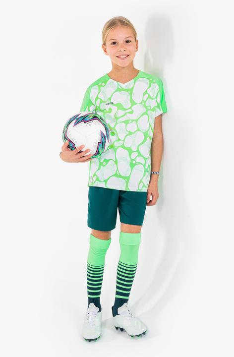 Produktbild Kipsta Girls' Football Shorts Viralto - Green (6, 7, 8)