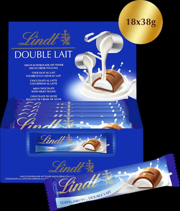 Actual product image Lindt Double milk chocolate bar (684 g)