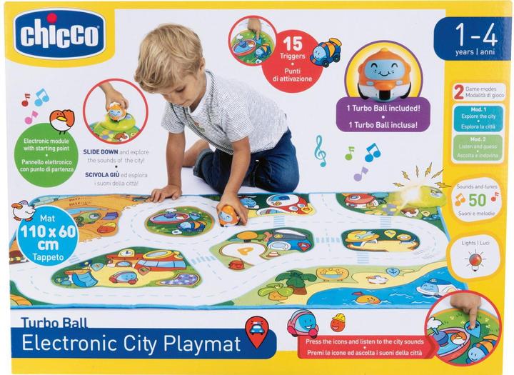 Immagine prodotto Chicco Turbo Ball - Playmat Elettronico City (110 x 60 x 110 cm)