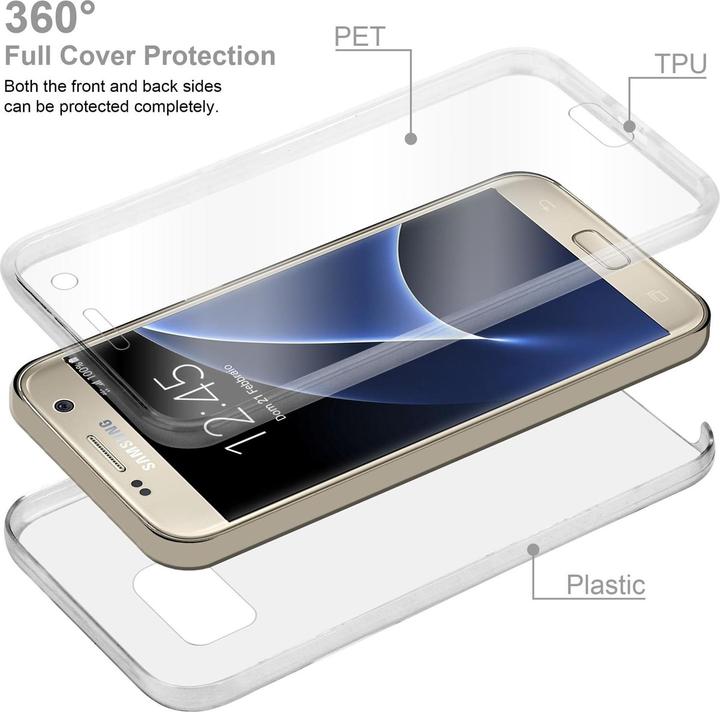 Actual product image Cadorabo TPU 360 Degree Case Cover (Samsung Galaxy S7)
