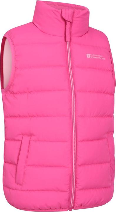 Actual product image Mountain Warehouse Childrens/Kids Rocko Plain Padded Gilet (140)