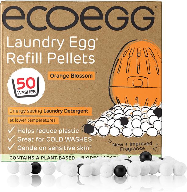 Image du produit Ecoegg Recharge oeuf de lavage Orange Blossom (50 Cycles de lavage, Solide)