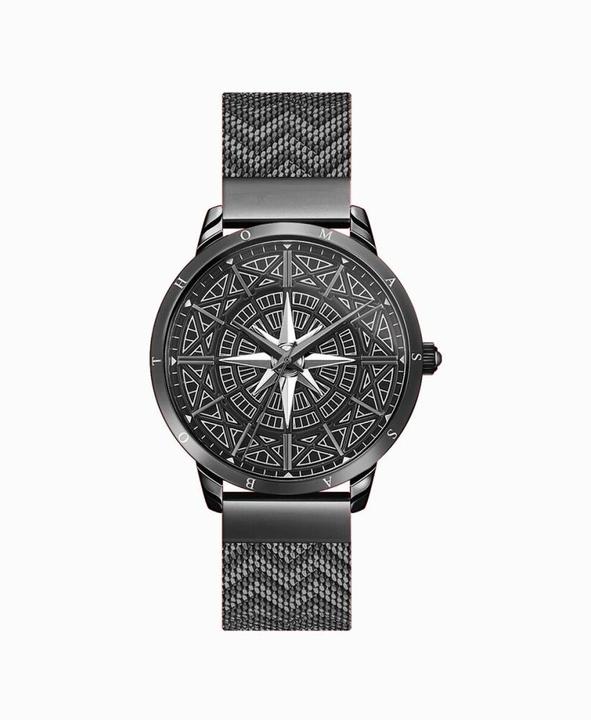 Actual product image Thomas Sabo Men watch Spirit Cosmos compass black (Analogue wristwatch, 41 mm)