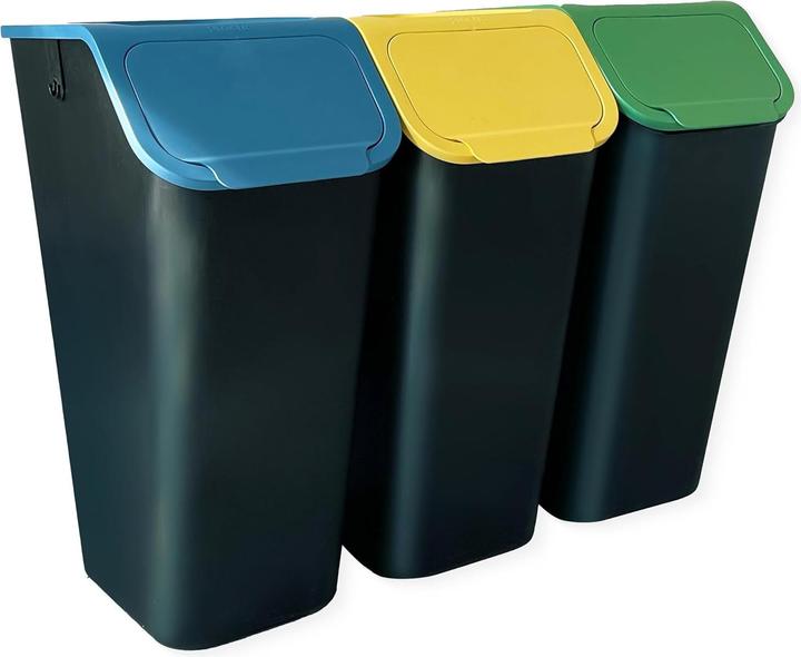 Go Practic 3-teiliges Mülltrennsystem (35 l)