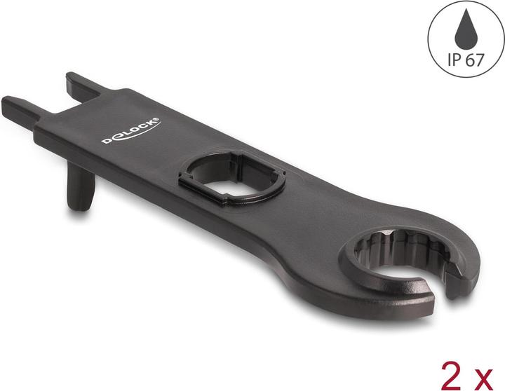 Delock Utensile per cavi e connettori DL4 rotondo, 2 pezzi