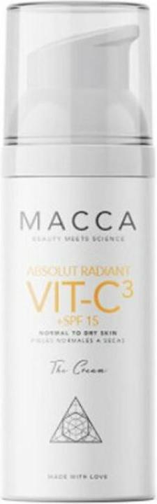 Produktbild Macca Cosmetics ABSOLUT RADIANT VIT-C3 cream SPF15 normal to dry skin 50 ml (Sonnencreme, SPF 15, 50 ml)