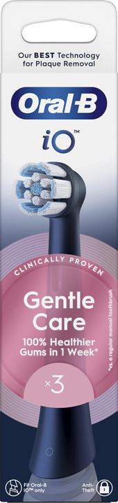 Image du produit Oral-B Oral B - iO Series Gentle Care Replacement Brush Heads - Black - 3 count (3 x)