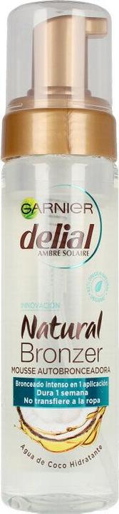 Actual product image Garnier NATURAL BRONZER mousse autobronceadora 200 ml (Self tanning foam, 200 ml)