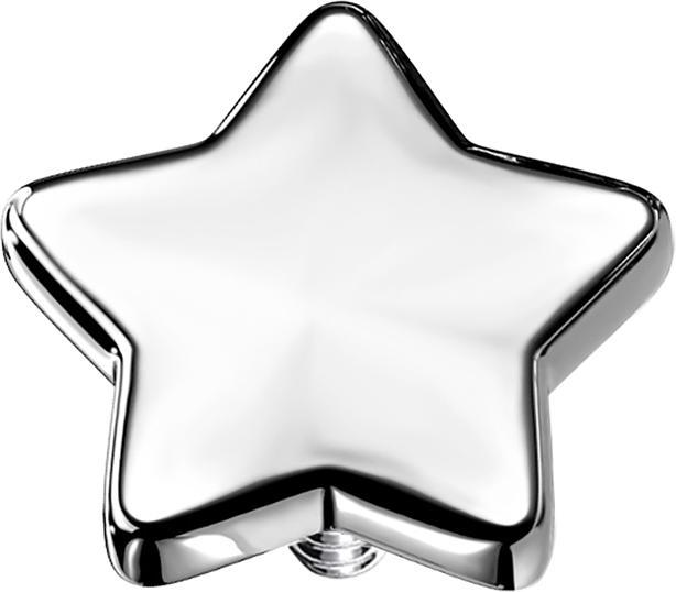 Produktbild Star Piercing Dermal Anchor Stern silber (ohne Messing, Chirurgenstahl 316L)
