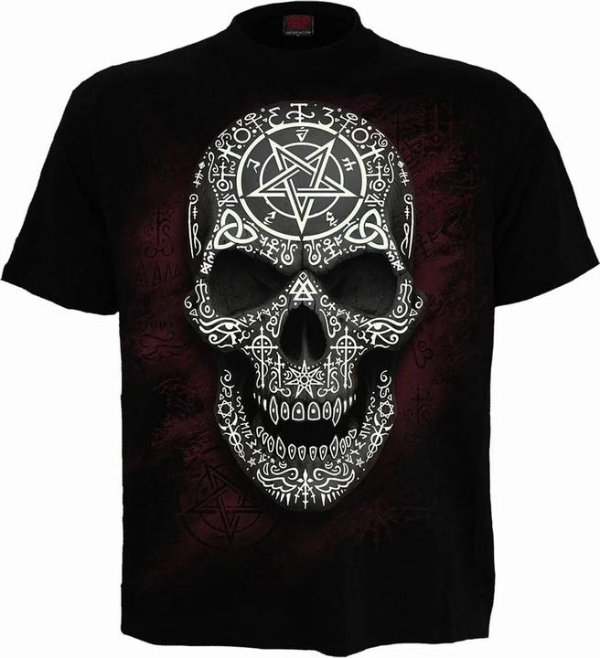Produktbild Spiral Gothic Runes TShirt Leuchtet im Dunkeln (XXL)