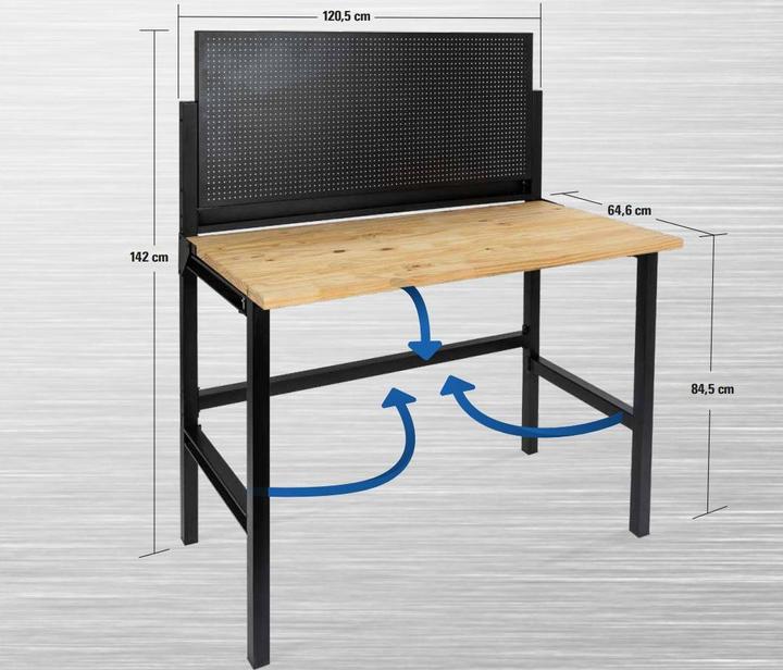 Produktbild CarTech Werktisch klappbar (120 cm, 64 cm)