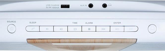 Actual product image Thomson MIC401BT Stereo system BT white (CD player, Bluetooth, 1x 10 W)
