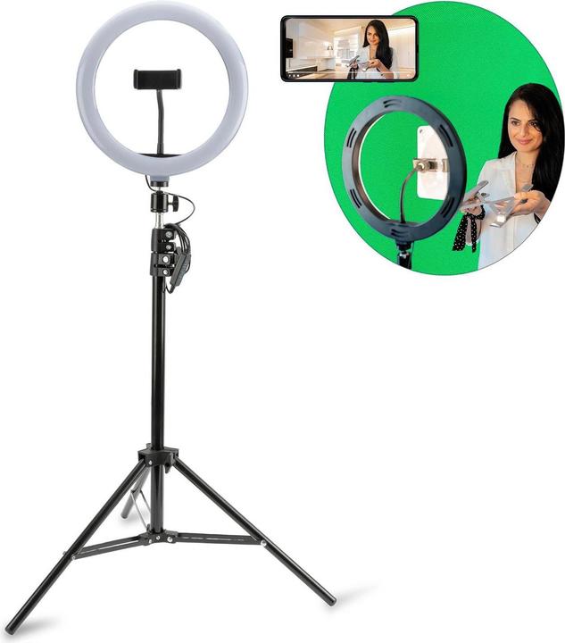 Produktbild 4smarts LoomiPod XL mit Green Screen (Ringleuchte)