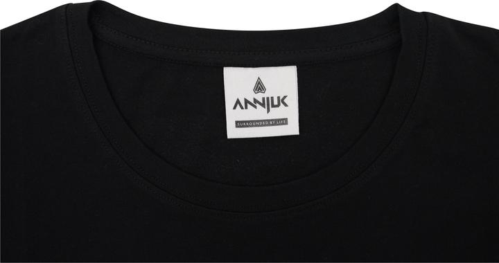Actual product image Annjuk T-Shirt Black Logo Big Men L (L)