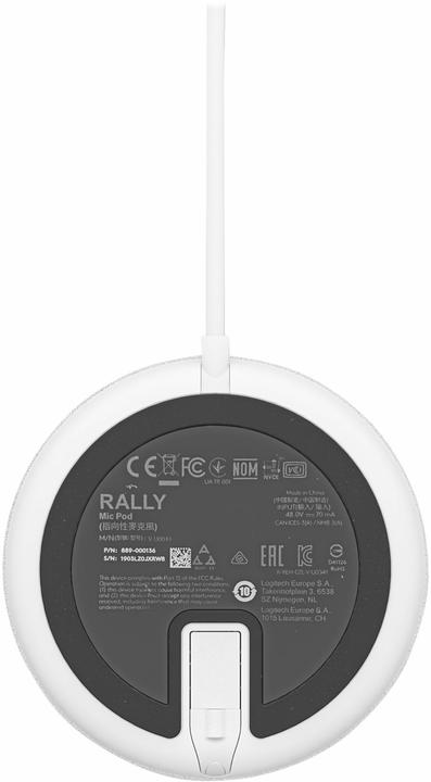 Actual product image Logitech Rally Mic Pod accessory for the Rally Ultra-HD ConferenceCam - OFF-WHITE - WW